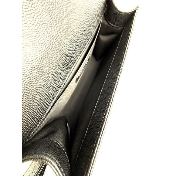 Chanel Caviar Quilted Medium Black Boy Flap Shoulder Bag - Picture 11 of 16